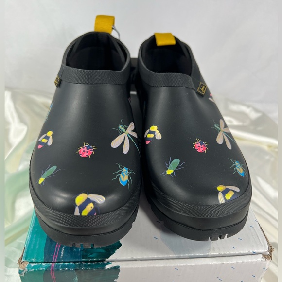 NEW Jules Rain Boot Shoe Black Bugs Size 11 - Picture 2 of 8